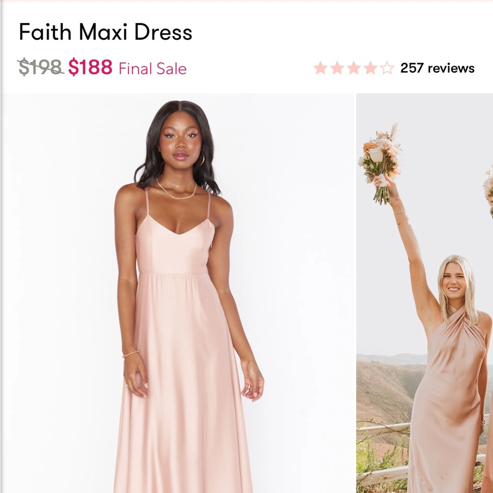 NEW WITH TAGS Show me your Mumu Faith Maxi Dress XS